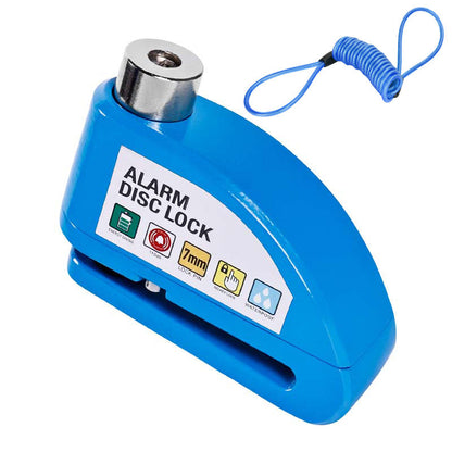 🔒 Motorcycle/bike disc lock with alarm | Immediate security and effective deterrent 🚨