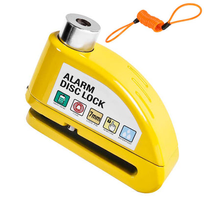 🔒 Motorcycle/bike disc lock with alarm | Immediate security and effective deterrent 🚨