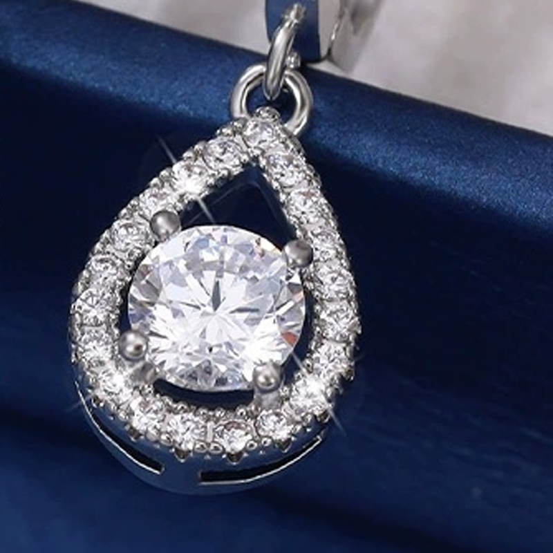 Elegant Teardrop Dangle Hoop Earrings
