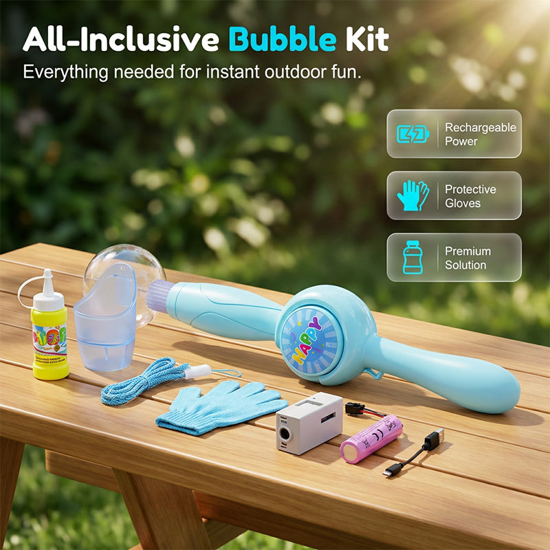 💯Super Offer💯 New 2026 Smoke Bubble Machine, Automatic Electric Rechargeable Smoke Bubble Machine, Magic Smoke Bubble Generator, 🫧🫧 Colorful Lights and Music, Smoke Bubble Game for Parties, Beaches, Summer