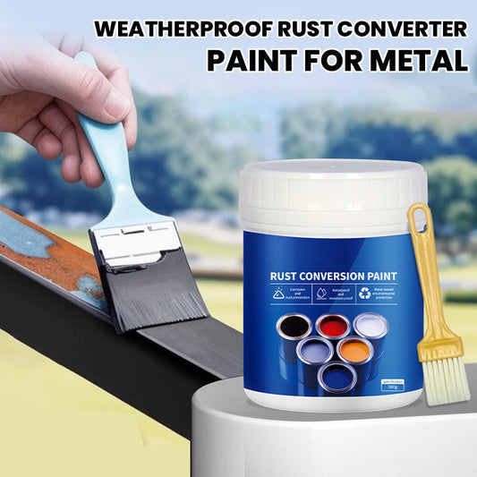 🛡️ ¡50% DE DESCUENTO AHORA! ¡Brocha Gratis Incluida!🎨 Pintura Convertidora de Óxido Resistente a la Intemperie – Transforma el Óxido en Superficie Pintable, Detiene la Corrosión y Bloquea los Rayos UV – No Requiere Lijado ✨
