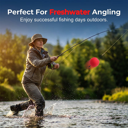 🎣50% OFF NOW! Complete Fishing Float & Sinker Rig Kit, High Visibility Bobber Tackle Set, Great Buoyancy, Portable Storage Box for Freshwater Saltwater Fishing