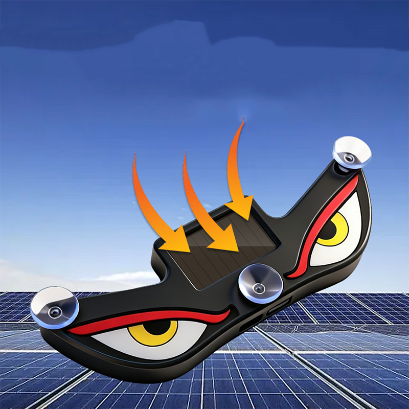 🚗 ¡50% DE DESCUENTO POR TIEMPO LIMITADO! 🔋 Luz de Advertencia LED Solar para Coche "Ojo del Diablo" – Alimentación Solar, 4 Modos, Impermeable 💡