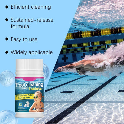 🏊‍♂️ Pool Cleaning Tablets for Crystal Clear Water – Drop, Dissolve, Dive In! 🌊✨