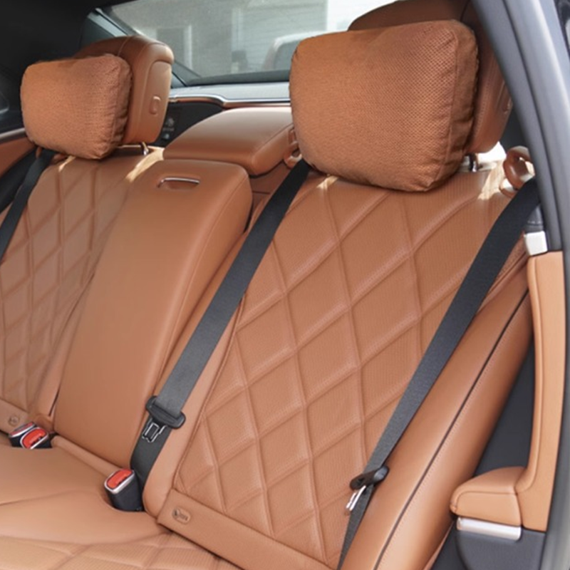 Breathable Car Headrest with Secure Straps