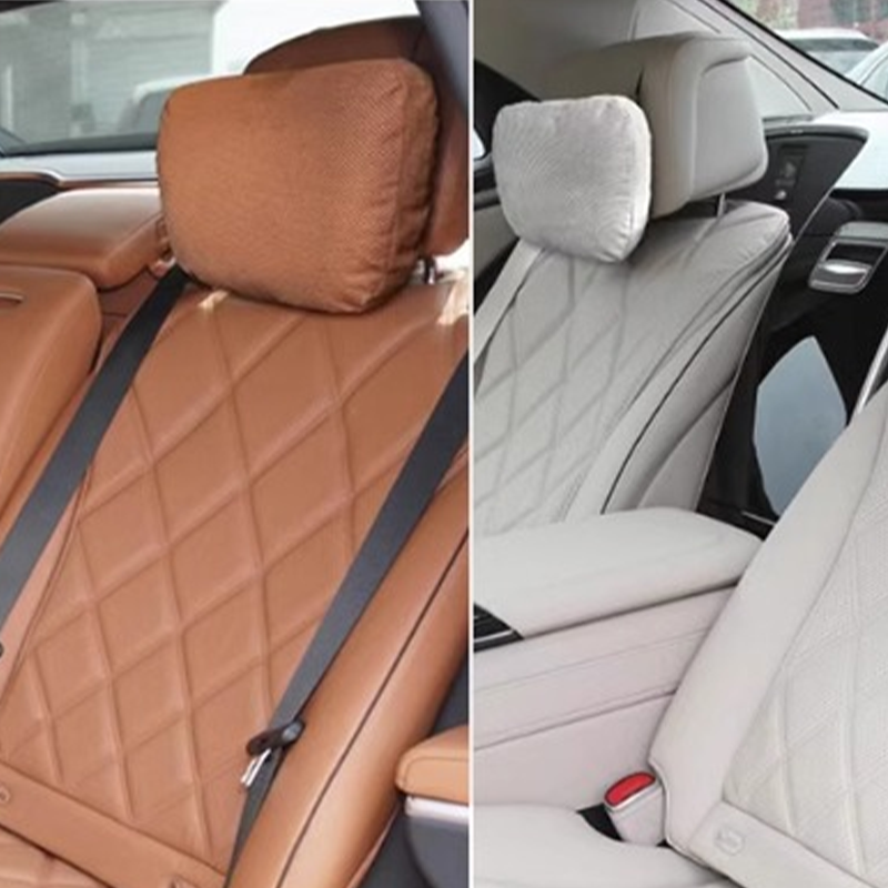 Breathable Car Headrest with Secure Straps