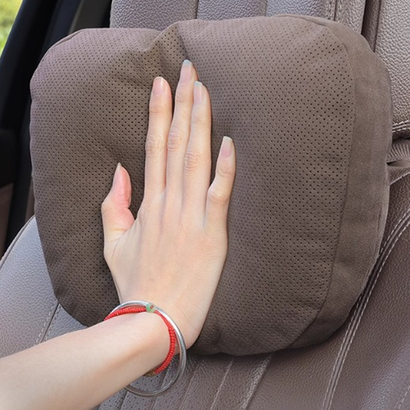 Breathable Car Headrest with Secure Straps