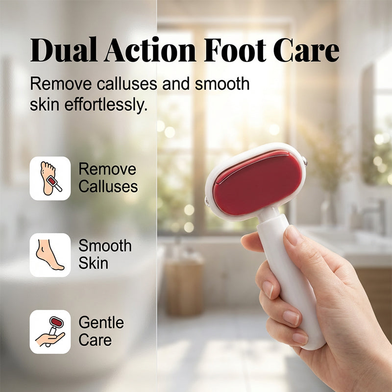 ✨🔥Double-Sided Foot Scraper for Callus Removal