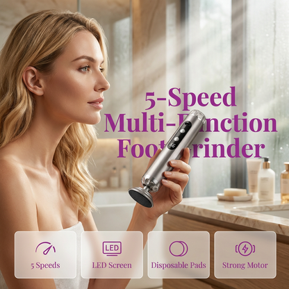 Multi-Function Electric Foot Grinder with 5 Speeds