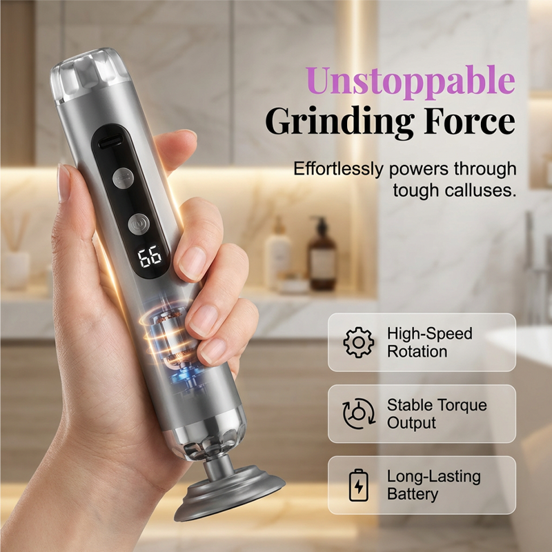 Multi-Function Electric Foot Grinder with 5 Speeds