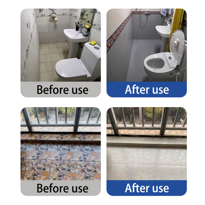 ⏳🔥LIMITED-TIME 50% OFF! ⏰🛁Waterproof & Anti-Slip Tile Paint – Water-Based, Low Odor, DIY Bathroom Refinish ✨
