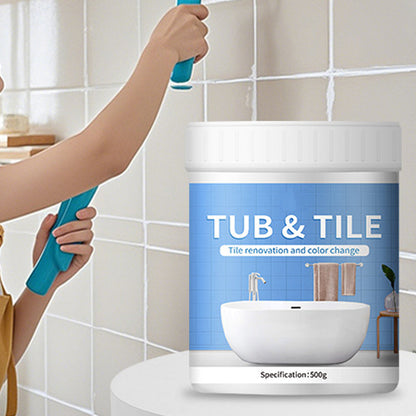 ⏳🔥LIMITED-TIME 50% OFF! ⏰🛁Waterproof & Anti-Slip Tile Paint – Water-Based, Low Odor, DIY Bathroom Refinish ✨
