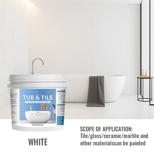 ⏳🔥LIMITED-TIME 50% OFF! ⏰🛁Waterproof & Anti-Slip Tile Paint – Water-Based, Low Odor, DIY Bathroom Refinish ✨