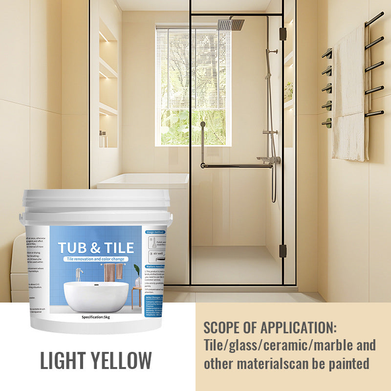 ⏳🔥LIMITED-TIME 50% OFF! ⏰🛁Waterproof & Anti-Slip Tile Paint – Water-Based, Low Odor, DIY Bathroom Refinish ✨