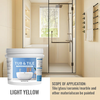 ⏳🔥LIMITED-TIME 50% OFF! ⏰🛁Waterproof & Anti-Slip Tile Paint – Water-Based, Low Odor, DIY Bathroom Refinish ✨
