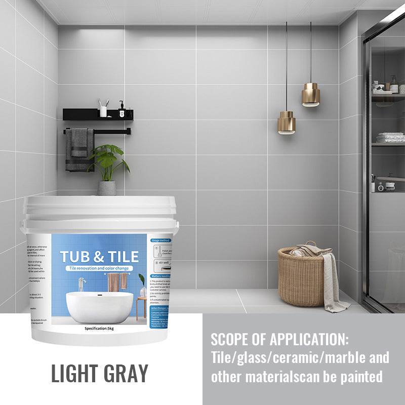⏳🔥LIMITED-TIME 50% OFF! ⏰🛁Waterproof & Anti-Slip Tile Paint – Water-Based, Low Odor, DIY Bathroom Refinish ✨