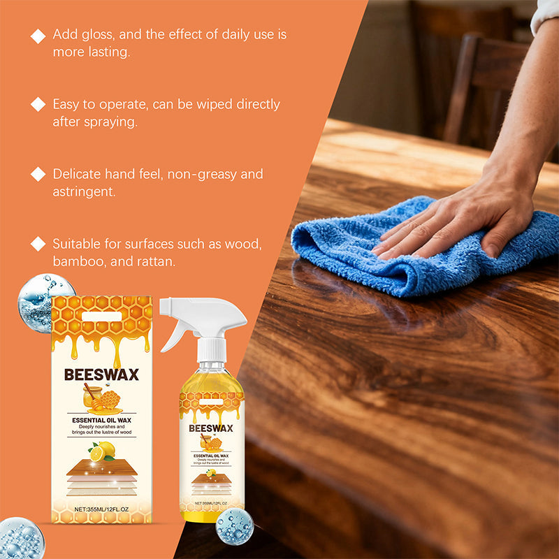 All-in-One Wood Seasoning and Polishing Beeswax Spray