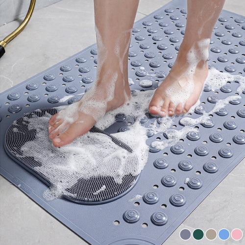 ⏳🔥LIMITED-TIME 50% OFF! ⏰🛁Bathroom Non Slip Massage Mat with Suction Cups and Drain Holes🧼