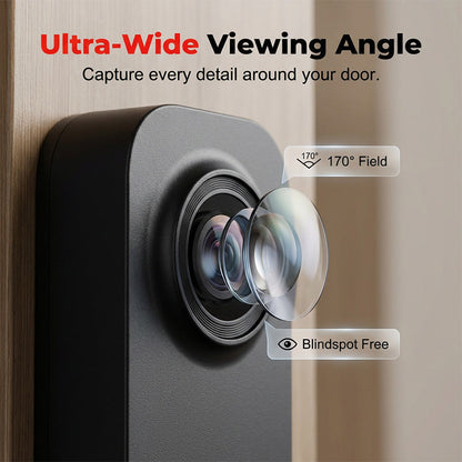 ⏰Smart Video Doorbell with 4.3' Display – Two-Way Audio, Night Vision, Wide Angle