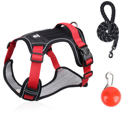 🐶 LED No-Pull Dog Harness Kit with Leash – Safer, More Comfortable Walks Day & Night