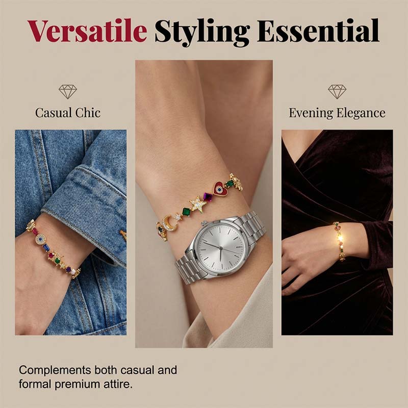 💫Whimsical Celestial Charm Bracelet✨