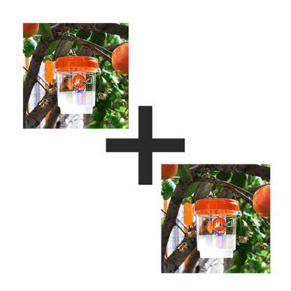 🐝☀️ Solar-powered wasp trap for patios and gardens 🔋🌿 – effective, rechargeable and weatherproof – chemical-free, covers up to 500 m² !