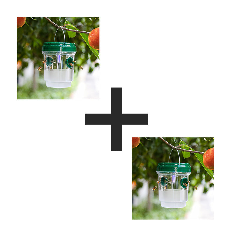 🐝☀️ Solar-powered wasp trap for patios and gardens 🔋🌿 – effective, rechargeable and weatherproof – chemical-free, covers up to 500 m² !