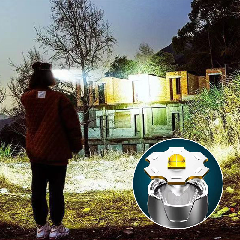 🎁🐟 [Bright Gift: Hot Sale 80% OFF👍 – Limited Time!⏰ Portable Waterproof Smart LED Headlamp – Outdoor Fishing Essential, Motion Sensor, USB Charging. Hands-Free & Reliable! 🔦💧✨