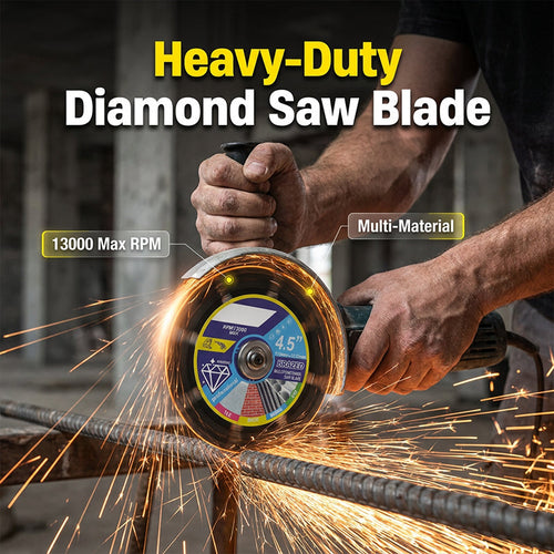 💎Fast and precise cutting discs for angle grinders, suitable for smooth cutting and creating curved shapes in ceramic, marble and granite