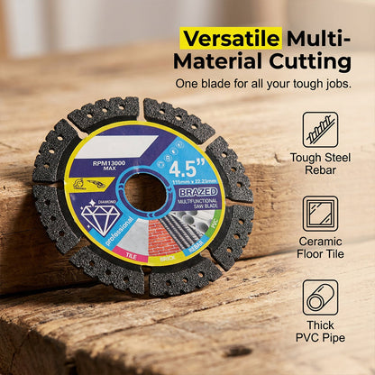 💎Fast and precise cutting discs for angle grinders, suitable for smooth cutting and creating curved shapes in ceramic, marble and granite