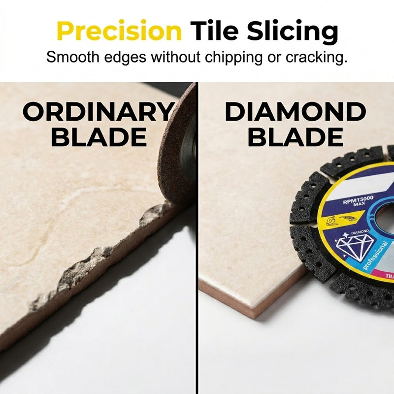 💎Fast and precise cutting discs for angle grinders, suitable for smooth cutting and creating curved shapes in ceramic, marble and granite