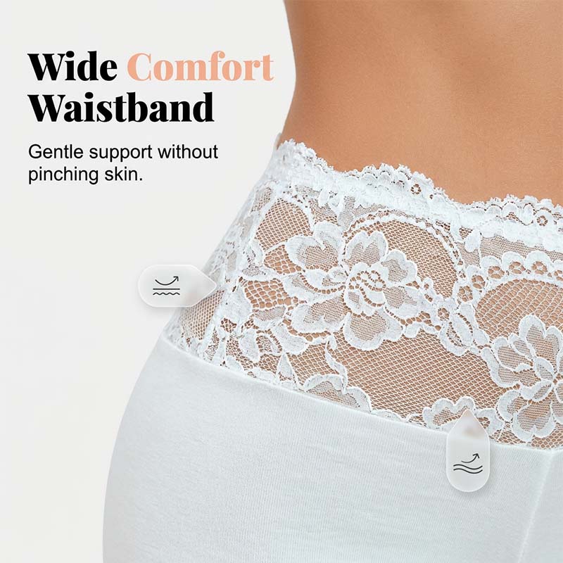 Women's Elastic Lace Safety Panties