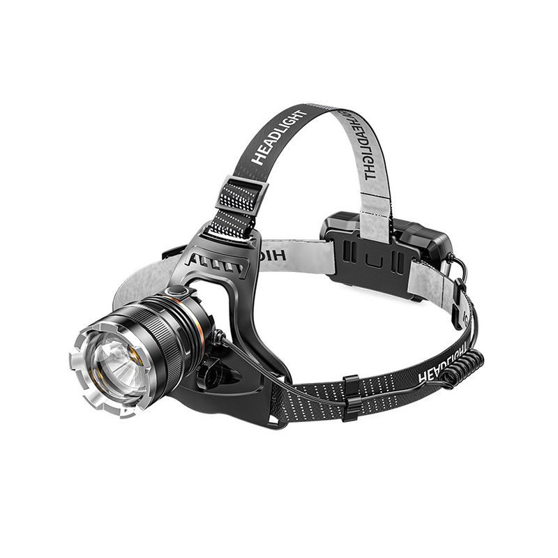 Rechargeable Zoomable Headlamp with Motion Sensor