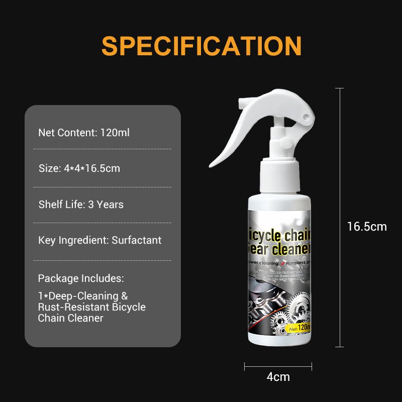 Deep-Cleaning & Rust-Resistant Bicycle Chain Cleaner