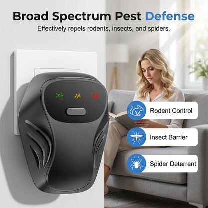 ⚡Hot Sales 50% OFF🔥Ultrasonic Pest Repeller with 4 Modes