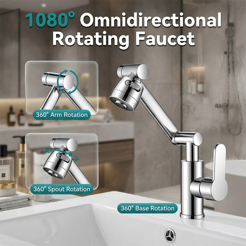 🏆LAST DAY SALE 50% OFF🔥360° Rotating Mechanical Arm Faucet