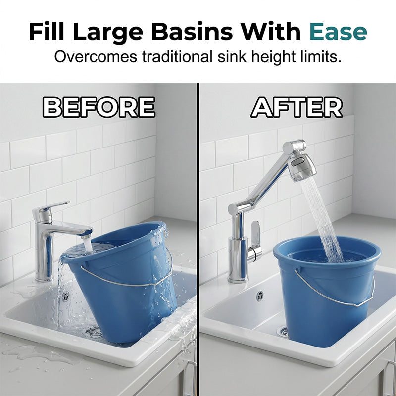 🏆LAST DAY SALE 50% OFF🔥360° Rotating Mechanical Arm Faucet