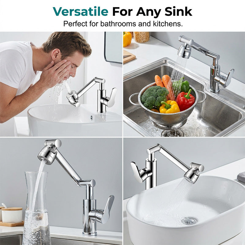 🏆LAST DAY SALE 50% OFF🔥360° Rotating Mechanical Arm Faucet