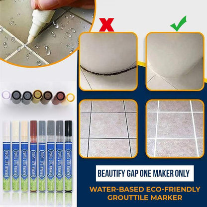 Tile Grout Repair Coloured Pencil