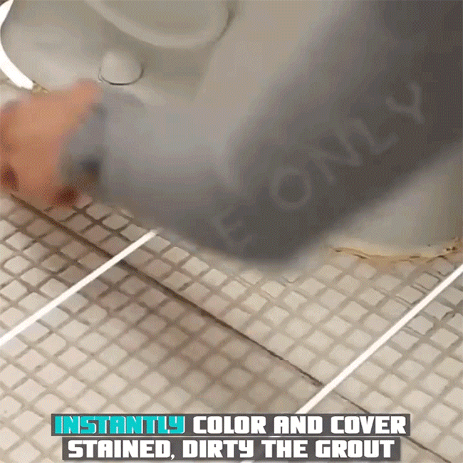 Tile Grout Repair Coloured Pencil