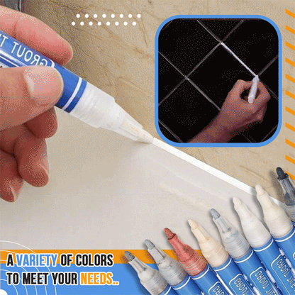 Tile Grout Repair Coloured Pencil