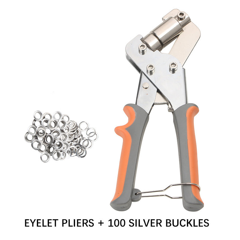 🛠️ 49% OFF! ✨ Eyelet Pliers Set – Durable, Complete, For Tarps & DIY 🔩