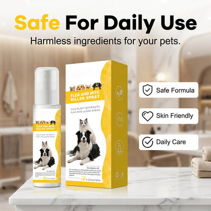 🔥Selling Fast – 50% OFF！🎁Tick Season is Here🕷🛡️Mild Formula Pet Pest Repellent Spray