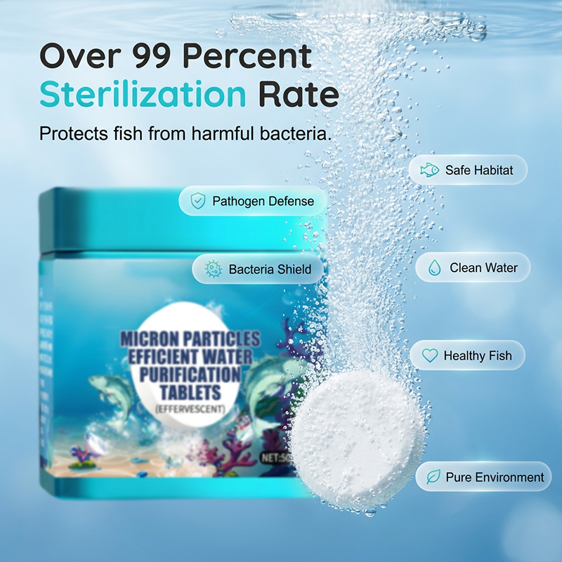 High-Efficiency Aquarium Water Purification Tablets