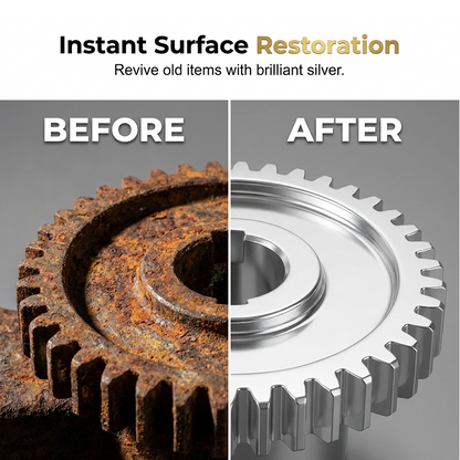 Water-Based Silver Paint for Metal & Wood