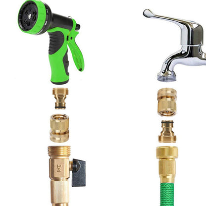 🔩50% OFF! ✨ 3/4" Brass Quick Connect Fitting – Rust-Proof, Leak-Free, Universal 💧