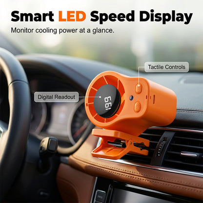 ✨Hands-Free Personal Cooling Fan with LED Display