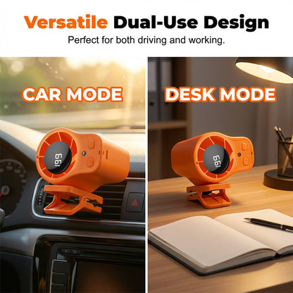✨Hands-Free Personal Cooling Fan with LED Display