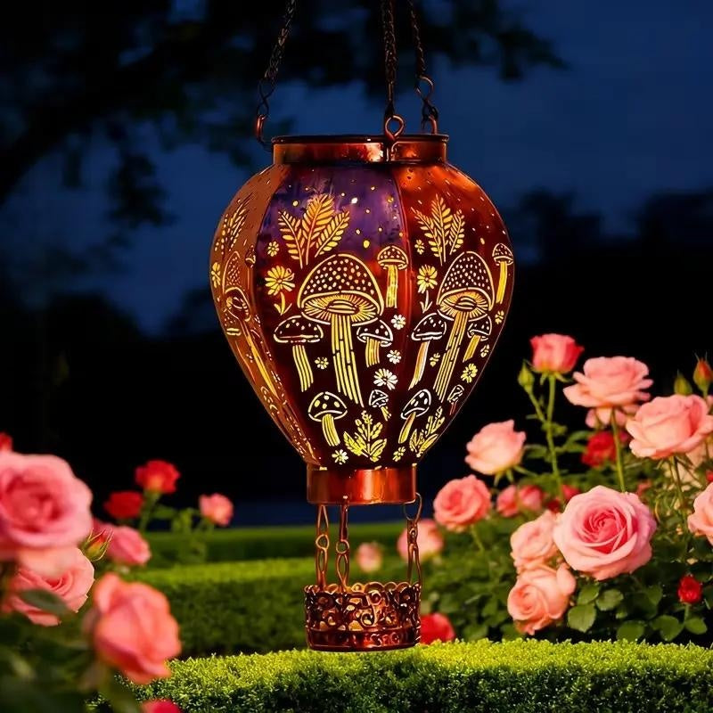 📢📢50% OFF !! ⏰Solar-Powered Hot Air Balloon Lantern