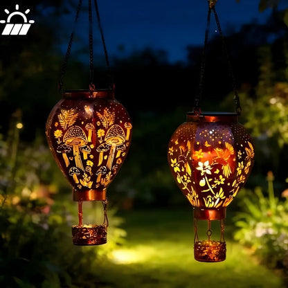 📢📢50% OFF !! ⏰Solar-Powered Hot Air Balloon Lantern